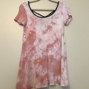 Pink Tie Dye Charlotte Russe Tunic